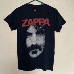 Frank Zappa Vintage Black Graphic Band T-Shirt Size S